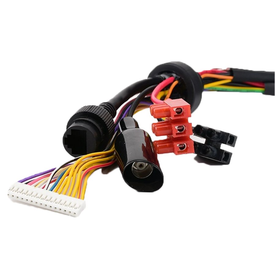Hot Selling Custom Car Security Alarm System SOS Emergency Membrane Push Button Switch Automotive Wire Harness